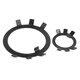 Xuanzhi Qualifizierte Rückzugsboot GB858 Round Nussstopp Waschmaschine Sechs-Klauen-Anti-Loose-Waschmaschine Schildkröte Ring M10M12200 1701