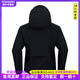 Kailas Solid Color Sports Outdoor Mountaineering winddicht auf spritzdichte Kapuze-weiche Schalenjacke für Frauenstil schwarze schwarze XS