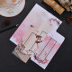 MPPMCK RETRO RETRO LETRA DE LETRA DEL ESTILO CHINO SET CON ALTA AMACIÓN Y NIVEL CONFESSIÓN LETRAS ESCRITAS Y LAS LETRAS AMOR A LA Girly A4 Color Plum Blossom XF9755 Set, 25 sobres + 50 imágenes en total