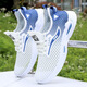 
Changxiang Huili Shoes Men's Shoes 2025 New Summer Breathable Hollow Thin Mesh Shoes Soft Sole Mesh Casual Running Sports Shoes FH-882-DD White and Black 42