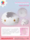 3D-JP3D-JP Sanrio Hellokitty Styling Dreidimensionales Puzzle Figure Spring Picknick-Ornamente Geschenk für Mädchen Retro Future F1047