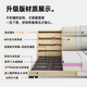 辰志意式真皮沙发小户型现代简约客厅沙发钢琴键直排真皮沙发3888# 3米 四人位+脚踏 【2.4mm（接触面真皮）】