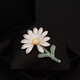 BJYL Quan Zhilong's same style small daisy sunflower brooch men's high-end fashion all-match pins clothes corsage accessories Daisy brooch-gift box