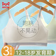 Cat Girl Underwear Women's Bra Girls Development Early High School Students Seamless Small Vest Sports Shockproof Bra White L
