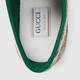 Chaussures féminines Gucci, abeilles de vache féminine, chaussures blanches brodées, sports et chaussures décontractées, chaussures 606111 hvk20 9766 style masculin rouge et vert 35.5