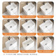 Balkon Mop Pool großer rechteckiger Keramik -Mop -Pool kleiner Badezimmer Haushaltsboden Waschmaschin Becken Waschbecken 1047 Glasur 47*33+ kein Wasserhahn