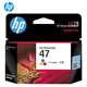 
HP (HP) 47 ink cartridge original color *2 pieces suitable for hp4825 4826 4828 4829 4877 4925 4926 4928 4929 4977 4978 printer ink cartridge approximately 700 pages *2