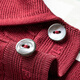 Mengtejiao [Recommended by the Central Mother][Imported bright silk/] Short-sleeved polo shirt for men's business high-end summer striped t-shirt casual MT 9195 Burgundy L 5 175