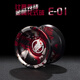 Leyingqi yo-yo alloy for special yo-yo competitions for children's competitive beginners Yoyo balls for extra long sleep 1a Fat cat black pink blue gift: gloves + 10 rope + 10