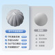 Li ning Fascia Ball, Sohle Rücken Muskelentspannung, Rehabilitation, Massageball, Handgelenkstraining, Handgrabungs Ball Grau