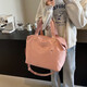 Grenzüberschreitende Mode vielseitig Boston Reisetasche 2025 Neue trendige Handtasche Umhängetasche große Kapazität Einfache Crossbody-Tasche Pink