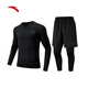 
Anta (ANTA) Quick Dry Fitness 3-piece Set丨Men's Autumn Sports Quick Dry Track and Field Long Sleeve T-Running Tights Fitness Cover Basic Black-2 2XL (Male 185)