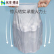 
Qingqingmei garbage bag silver thick type garbage bag flat mouth toughness is hard to break the break point style household kitchen 629 6296 garbage bag 9 rolls 270 pieces
