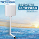 Kalikole Bathroom 3/6 liter Squat toilet water tank Large impulse wall hanging double button 11978T-3/6 liter Water tank 11978T-M-WK