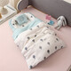 Anti-Druck-tragbare Schutzbabynest dreidimensionale Baumwollbionische Schlafisolation Krippe Korallenorange (mit Quilt) 55*90*15