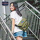 JANSPORT retro postman bag boys campus one-shoulder ipad bag trendy crossbody bag trendy bag 4QV5 4QV57G3 dark army green postman bag