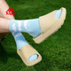 KAPPA Slippers Men's 2025 Summer New Sports Slippers Anti-Slip Beach Shoes Men's Thick-Soled Fashionable Slippers Winter White 41-42
