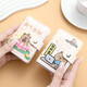 Kapibara simple card holder coin purse cute cartoon capybara female student short style children multi-card slot card holder small lotus energy makes money (20 cards undocumented slots)