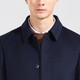 Antonio pure cashmere lining & removable thickened mid-length cashmere wool coat men's business woolen coat
