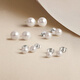 Saturday Fortune S925 silver pearl earrings birthday gift for women 4-4.5mm