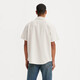 Levi's【商场同款】李维斯男士休闲复古牛仔短袖衬衫 白色 S