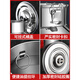 
Youguan stainless steel wine barrel 304 stainless steel oil barrel with faucet with lid thickened water barrel wine barrel edible peanut oil density 3 diameter 17 height 24cm with faucet can be installed 3524L