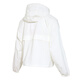 361 Xindian Technology Ice Silk Quick-Drying Trench Coat for Women 25 Summer New Small Ice Skin Hooded Woven Sports Sunscreen Jacket for Women Feather White M