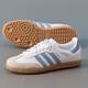 阿迪达斯 （adidas）三叶草女鞋 2025秋季新款运动鞋时尚复古T头鞋SAMBA OG W休闲鞋 JS1391 35.5