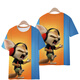 
Giselun Crazy Zootopia T-shirt Foxnik Funny 3D Pattern Top Short Sleeve Fashionable and Ever-Match Print T-shirt T1480 M Children's Clothing Height 110c 25-35Jin [Jin equals 0.5 kg]