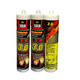 Mesgoton Fireproof Galle Vidry Silicona resistente a la temperatura Alta viscosidad Retardante Retardante impermeable Sellado Glue 450 Blanco resistente a alta temperatura 12801 Conveying Glue Gun Gun