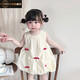 FIDQIOG international big-name girls' dress 2026 new summer thin one-year-old baby girl dress summer dress baby red one size 80cm