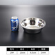 Pure 304 stainless steel soup basin for home school canteen restaurant soup rice bowl round small basin vegetable basin egg beating basin 20CM 5 pieces