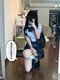 ROSELEX制服诱惑套装御姐战袍高档JK制服裙正版高腰百褶裙女狗短淑格裙弹 黑色开衫毛衣 单件外套 XS