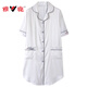 Yalu 2025 Nightgown For Women in Summer Ice Silk Fin Half-Simuded Simy Summer Summer Line Pyjamas Pyjamas Home Vêtements White Oak 9923 L 165