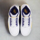 
Nike (NIKE) FlightLegacy White Blue Yellow Lakers Men's Basketball Shoes BQ4212FD9928 Official Flagship Authentic [BQ4212-102] 44.5