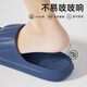 Jieliya [99% antibacterianas] zapatillas anti-odor para hombres en el baño de verano en el baño interior Sandalias de pie sin dolores para mujeres. Navy [actualización de segunda generación 99% antibacteriano] 42-43 [adecuado para 41-42 tamaños]