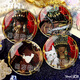 
Zhenzhi'an Sultan's game peripheral badges Millet laser silver onion 2D game Double flash barji cartoon comic exhibition C3892 Sultan's game Double flash badge [Laser dot]