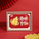 Chao Acer Qinzhi Gold Investment Gold Foot Gold Ornament Bottle Photo Frame Gift Box Commemorating Newborn Gifts to Baby Years Old Gift-Golden Bottle Ornament (including Gift Box)