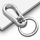 Gift Key Chain Chain Creative Pendant Pendant Men's Raise Accessoires Ornement suspendu Ring Key Chain Metal suspendu et robuste chaîne Key Chain-Key + Ring-1 Paquet