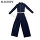 Magiopy International Luxury High-End-Marke Cooler Sau-Style-Freizeitanzug für Frauen 2025 Frühling Europäische Waren High-End-Stil Red rotes zweiteiliger S-Set (100 Jin [Jin Equals Equals))