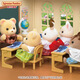 
Senbeier Family Happy Tree Primary School Children Girls Playing House Simulation Toy House Birthday Children's Gifts