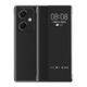 Gullfoss Honor 400 Mobile Phone Case Honor 400 Pro Protective Case 400 Mobile Phone Case Mirror Mirror Flip-style Flip-style Men et Femmes Case en cuir Anti-automne Anti-Fingerprint version Fenêtre Luxury Shell Sélectionné Napa Leather [noir] Flip-style Window Le cuir Honor 400