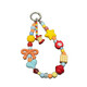 Mobile phone lanyard mobile phone case bracelet dopamine apple core ins colorful pendant handmade cute beaded mobile phone chain yellow star orange bow apple pendant bracelet/without clip