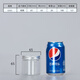 Ouoety Food Grade versiegelte Dose Plastikflasche mit Aluminium Silber Deckel verdickt runde transparente breite Mund -Handelsverpackung Eimer Rosa 10*833g Silber 315 Stücke