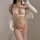 多巴胺无痕少女内衣小胸收副乳软支撑聚拢上托显大无钢圈文胸罩 香槟（单件） MD671 70A 32/B（通杯）