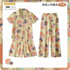 
Superficial Japanese ins cartoon cute crayon Shin-shiba pajamas for women in summer new printed shorts shorts home clothing set KK-14101 [short sleeve] three-piece set M 80-95Jin [Jin equals 0.5 kg]