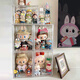 Magic beans Shenghuo Labubu display box labubu vinyl display cabinet acrylic storage box dust cover spring field protective cover transparent huge size magnified summer / king 1
