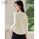 Chushen Chunqiu sweater women's classic round neck stretch slim fit versatile sweater base shirt S53Z071