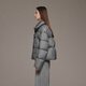 Tambor Down Jacket Women's Winter New Fashion Fur Collar Warm Short Jacket TB5520352Z Luxury Gray S (160)