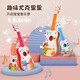 Andere Ukulele Große Gitarrenspielzeug Kindermusikinstrument Musik Früh Bildung kann Geigenjungen und Mädchen Geschenke großgröße Kirschblütenpulver 62cm Ukulele Free Dial spielen